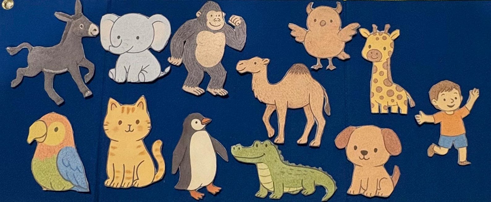 Felt Board Story Set – From Head to Toe | Eric Carle Story ...