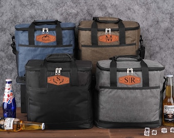Bolsa térmica personalizada para padrinos de boda: Bolsa térmica personalizada para el almuerzo con cerveza