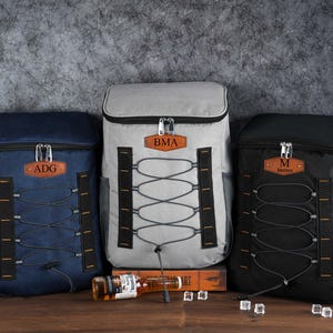 Custom lunch cooler backpack, Personalized groomsmen cooler bag, Groomsmen gift, Golf beer cooler, Men's travel cooler backpack,Wedding Gift