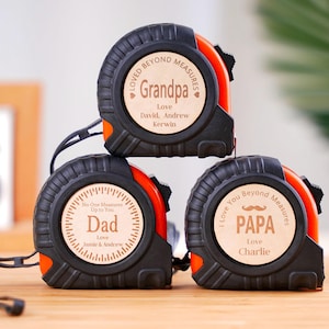 Tape Measure No One Measures Up Personalized, Father&#39;s Day Gifts, Dad Tape Measurep, Personalized Gifts For Dad, Husband, Grandpa Gifts