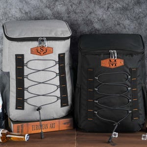 Men's travel cooler backpack, Custom lunch cooler backpack, Personalized groomsmen cooler bag, Groomsmen gift, Golf beer cooler,Wedding Gift