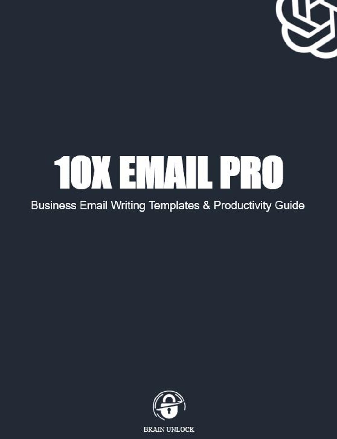 10x Email Pro – Business Email Writing Templates & Productivity Guide ...