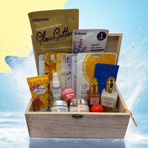 One of a Kind Curated Gift Box with a Handmade Skincare Product by Queen City Skincare