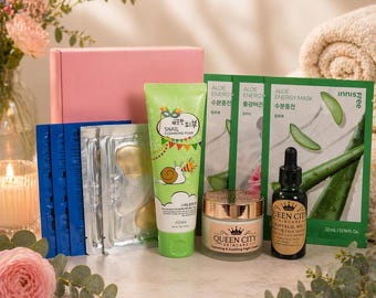 One of a Kind Curated Gift Box with a Handmade Skincare Product by Queen City Skincare