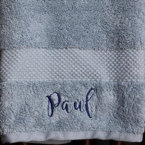 Personalized Hand Towels – Embroidered Towels for Wedding, Housewarming, or Host Gifts