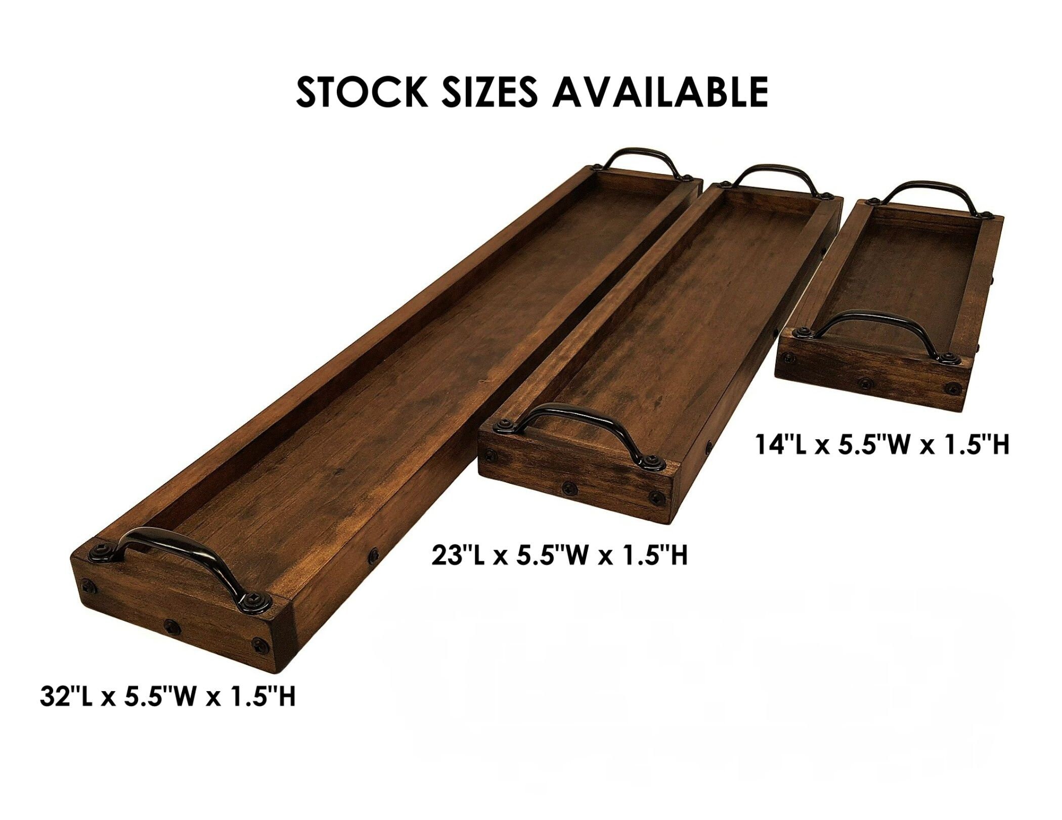 Long Wooden Tray Dining Table Centerpiece Candle Tray Fall Etsy