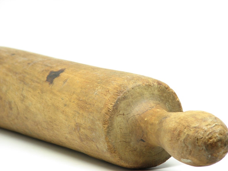 Vintage Wood Rolling Pin Etsy