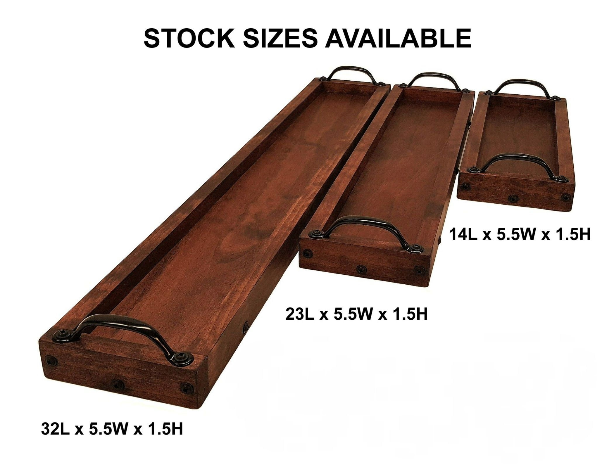 Long Wooden Tray Long Narrow Tray Dining Table Centerpiece Etsy