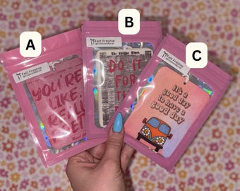 Miscellaneous Air Freshener | Variety Felt Freshies | Trendy Car Accessories | Random Cute Car Decor