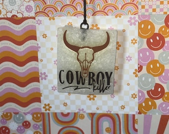 Cowboy Killer Car Freshie : Black Frost Scent