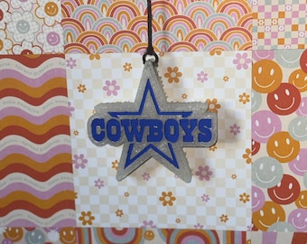 Cowboys Car Freshie : Black Frost Scent