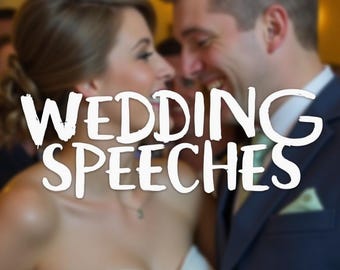 Personalised Wedding Speech - In 24 Hours