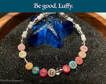 One Piece Luffy Bracelet: Anime Friendship Bracelet, Straw Hat Pirate Gift