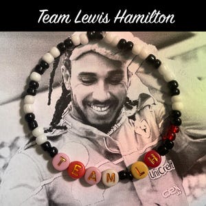 Team LH Friendship Bracelet: Lewis Hamilton F1 Fan Jewelry