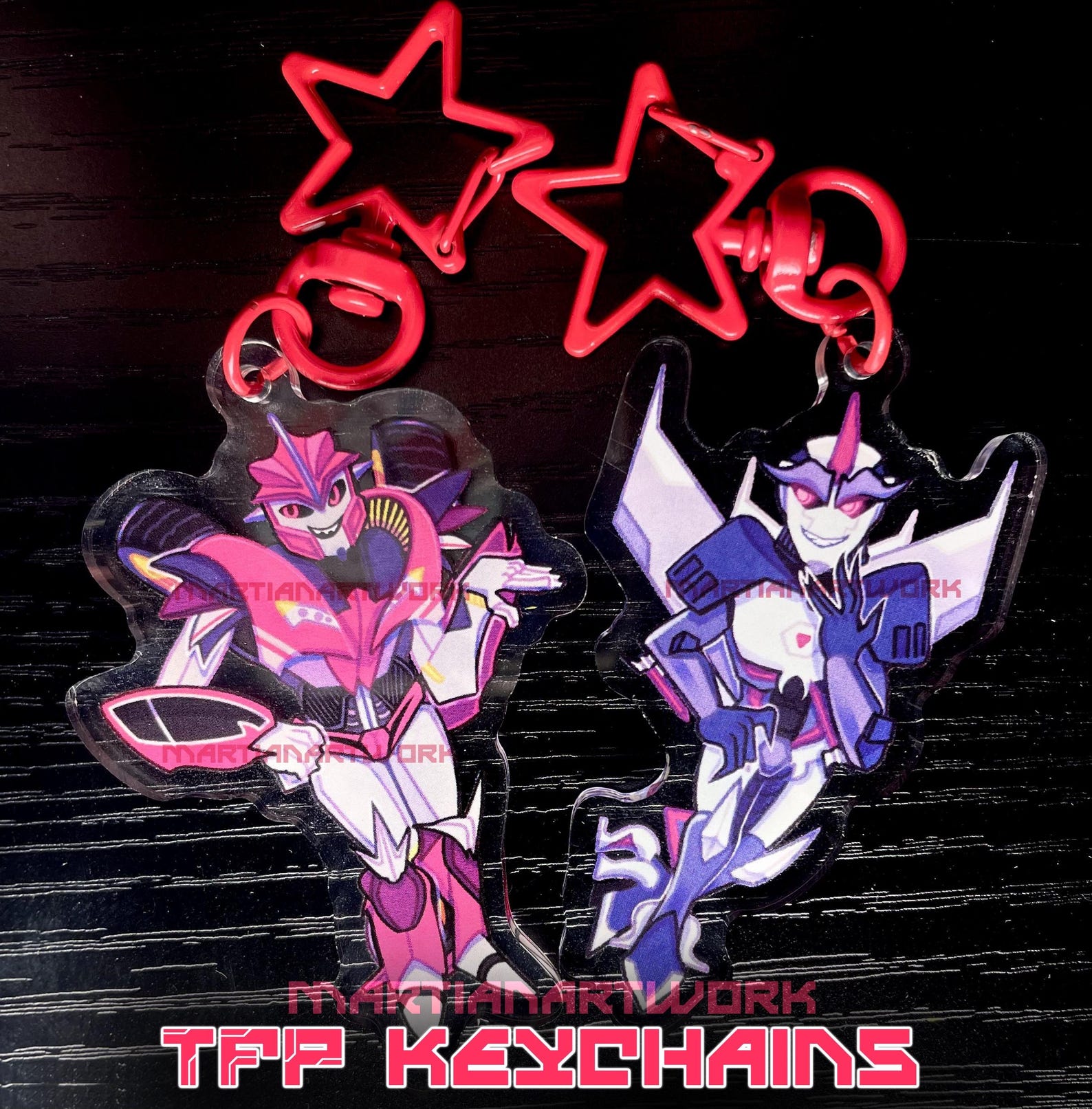 Tfp Keychains TFP Keychains - Knockout and Starscream - Etsy