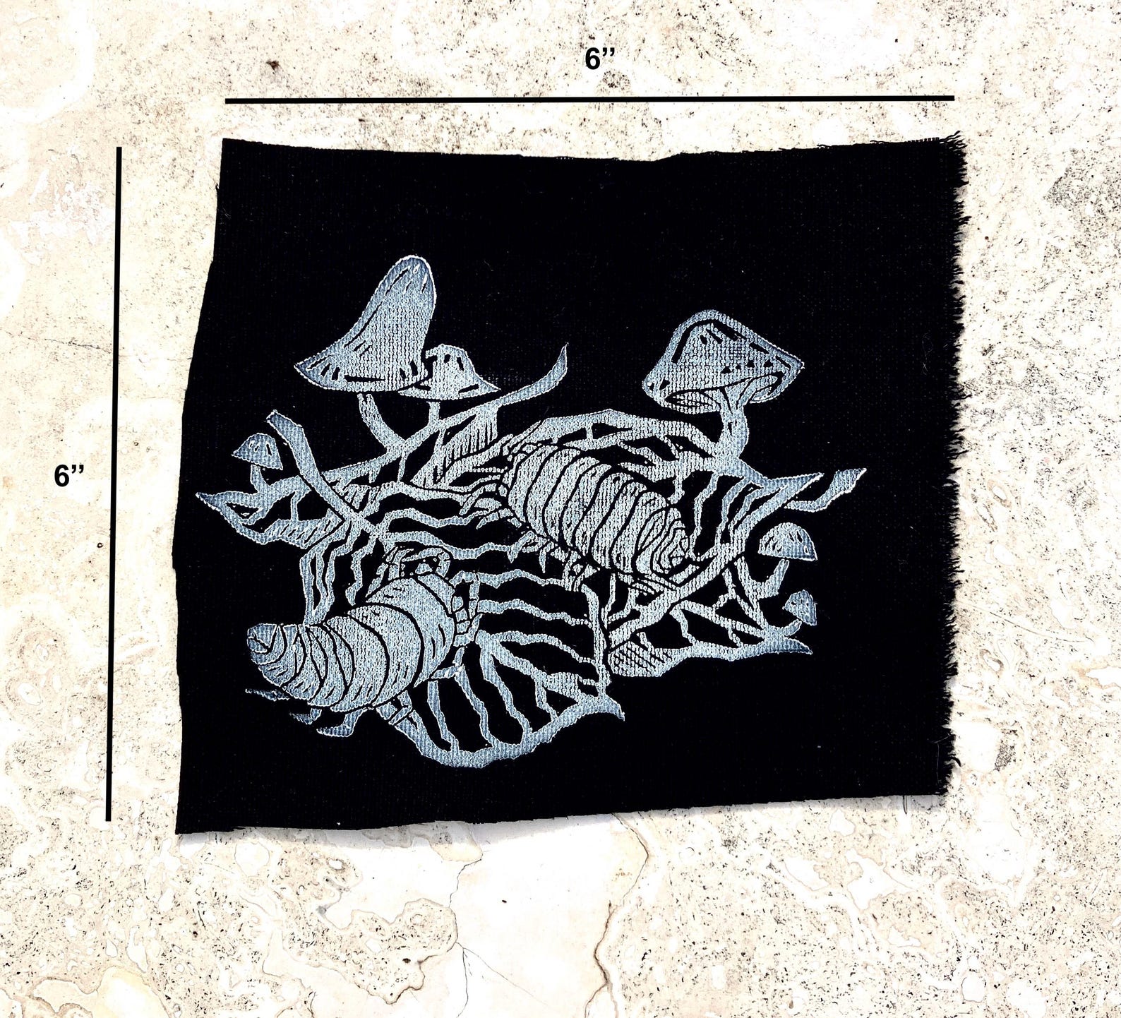 Hand-printed Roly Poly Patch - Etsy
