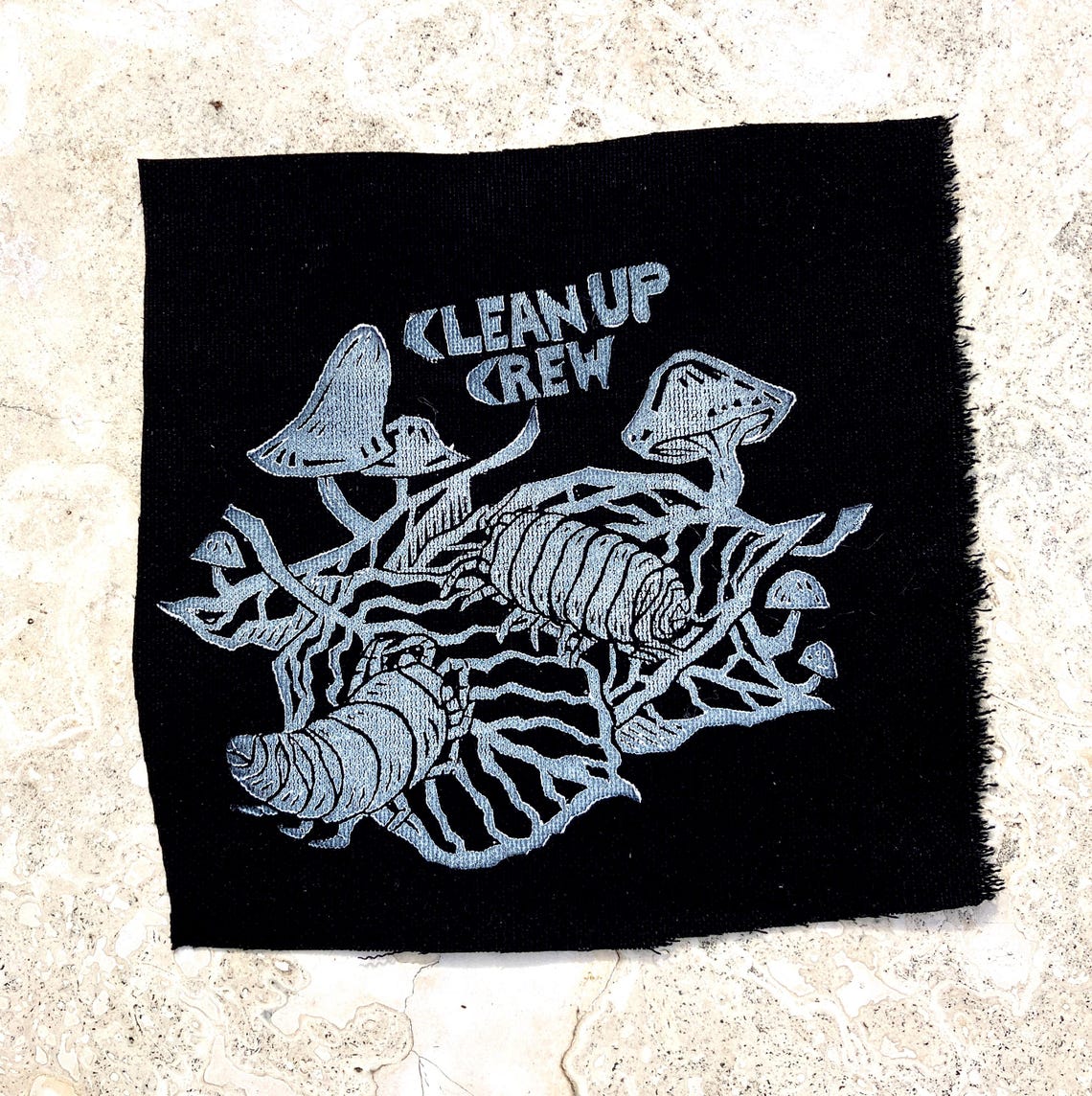 Hand-printed Roly Poly Patch - Etsy