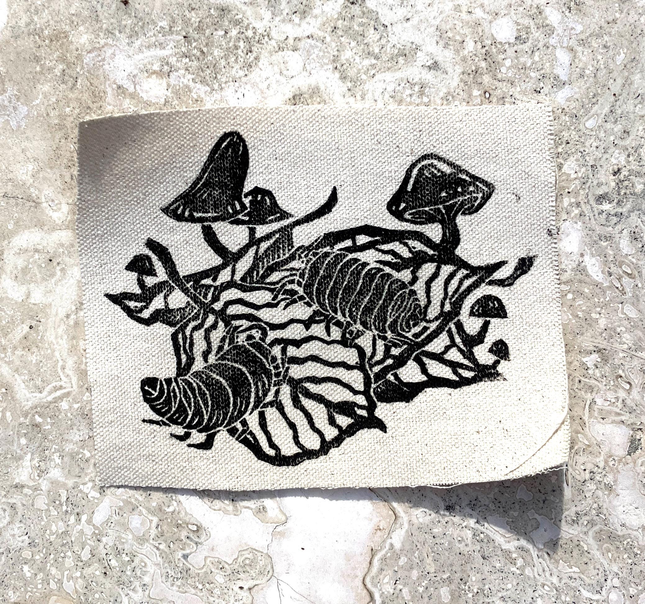 Hand-printed Roly Poly Patch - Etsy