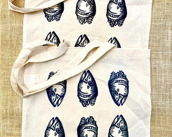 Tuna Head Tote Bag