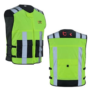 High Visibility Safety Vest For Men & Women – Reflective Work Vest Zipper Mesh Back Panel 100% Polyester New Design