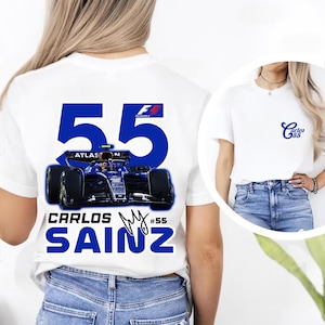 Carlos Sainz 2025 Formula One Sweatshirt, Carlos Sainz #55 Shirt, Carlos Sainz F1 Sweater, Carlos Sainz 55, F1 Shirt Carlos Sainz, F1 Shirt