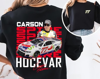 Carson Hocevar 2025 NASCAR-tröja, Carson Hocevar-tröja, Carson Hocevar-tröja, Carson Hocevar 77-tröja, NASCAR-tröja Carson Hocevar