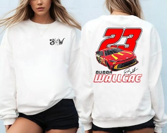 Bubba Wallace 2025 NASCAR Sweatshirt, Bubba Wallace Shirt, Bubba Wallace Nascar Sweater, Bubba Wallace 23 , NASCAR Shirt