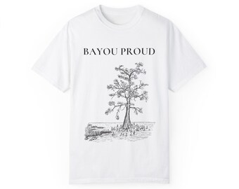 Camiseta unisex "Orgullo de Bayou", camiseta "Amor de Luisiana", camiseta "Orgullo Cajun", top "Amuleto Sureño", ropa "Vibraciones del Pantano"