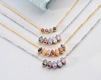 Custom Birthstone Necklace, Grandma necklace, Mothers Day Gift for Her, Family necklace Gift for Mom, One of a kind gift