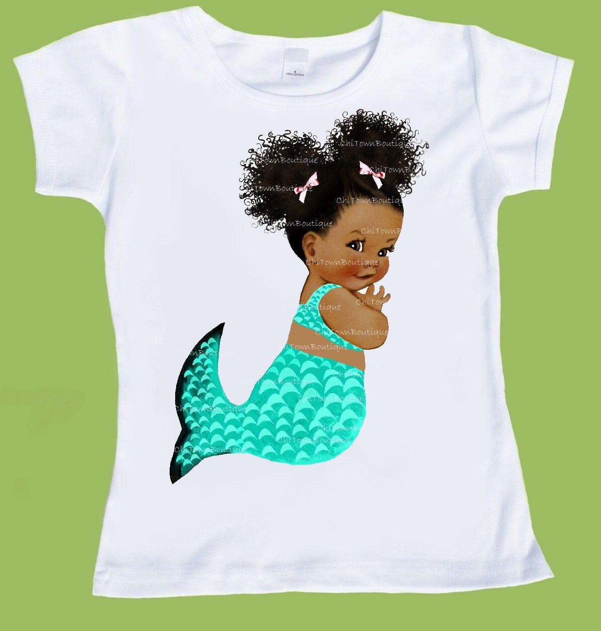 Mermaid Baby African American Birthday Party Mermaid Party Etsy