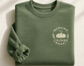 Custom Embroidered Sweatshirt with Your Business Logo, Personalized Workwear, Company Uniform Hoodie, Team Branding Gift, Bulk Order Ready