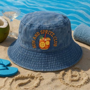 Aperol Spritz Hat, Spritz Lover Hat, Spritz Glass, Cocktail Lovers Gift Ideas, Day Drinking, Vacation, Festival Hat, Beach Cap, Summer Hat