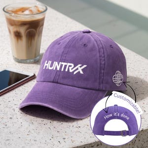 Kpop Hunter Embroidered Hat, Huntryx Girl Group Cap, Y2K Fashion Aesthetic Baseball Cap, Rumi, Mira, Zoey