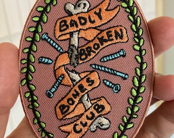 Badly Broken Bones Club Patch