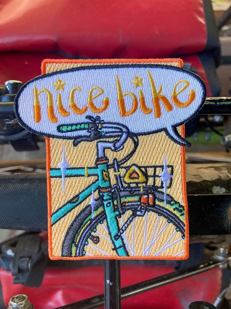 Leuke fietspatch afbeelding 3