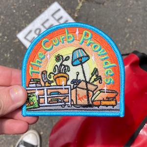 De stoeprand biedt patch