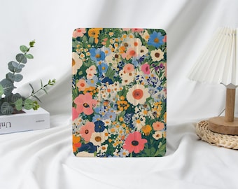 Wildflower iPad Case With Pencil Holder for 2025 Air 7-11/13″,iPad Mini 6/7,iPad Pro 13" 12.9" 11",iPad 10/9/8,iPad Cover,iPad Mini Case