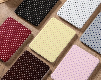 Personalized All New Kindle case,Dots Kindle Case Clear Back Strap,Detachable Magnetic Kindle Case,Paperwhite Cover,Kobo Case,Colorsoft Case