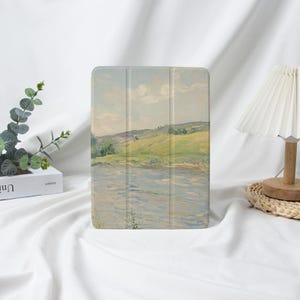 Oil Painting Art iPad Case With Pencil Holder for 2025 Air 7-11/13″,iPad Mini 6/7,iPad Pro 13&quot; 12.9&quot; 11&quot;,iPad 10/9/8,iPad Cover,iPadPro Case