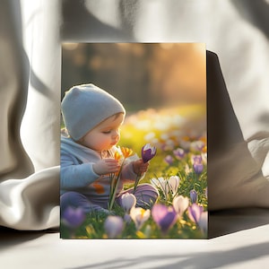 Custom Canvas Print from Photo Personalized Photo to Canvas Multiple Sizes Wall Art Framed Canvas Gift for Wedding Anniversary Birthday