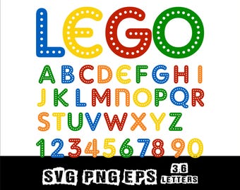 Brick LEG Alphabet Png Svg Eps Design Party Letters Alphabet Png Svg