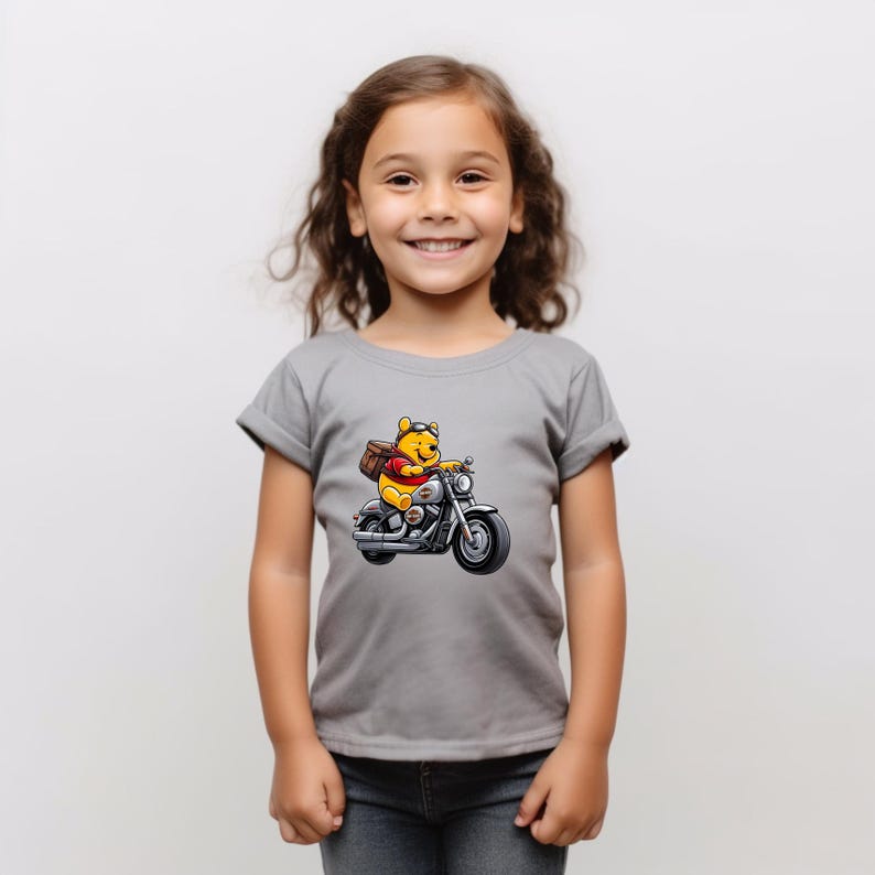 Motorcycle Riders Pooh Pooh Motorcycle Design 5 PNG Winnie Clipart High Resolution Png Design ...
