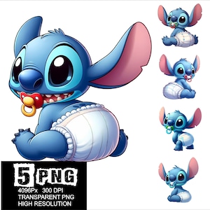 Baby Stitch Design 5 PNG Stitch Clipart High Resolution Png Design Stitch Baby