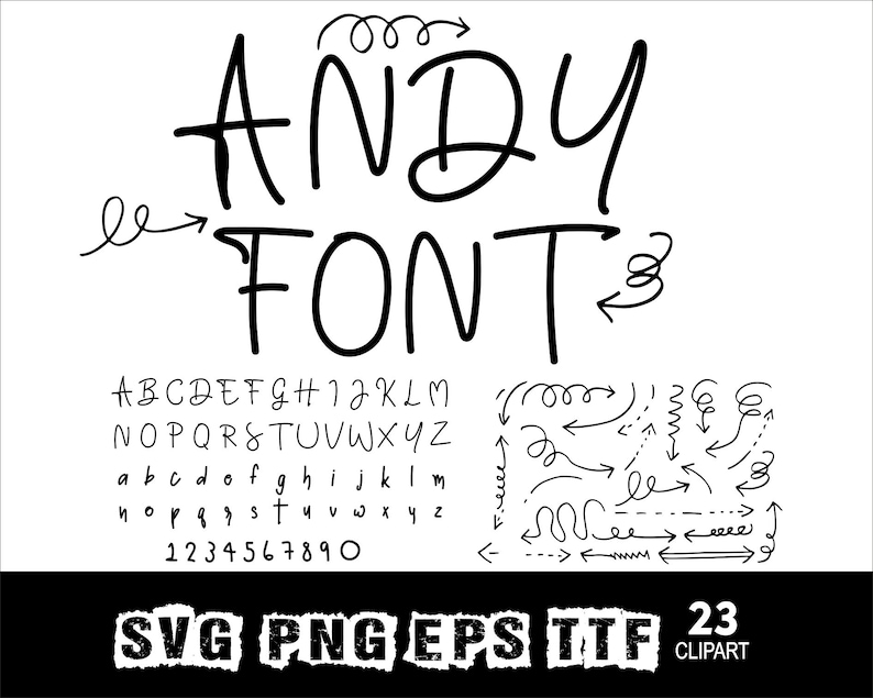 ANDY Toys Font Svg Andy Alphabet Andy Toys Story Alphabet for Cricut ...