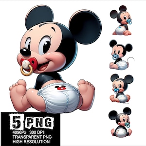 Baby Mickey Design 5 PNG Mickey Clipart High Resolution Png Design Mouse Baby Png