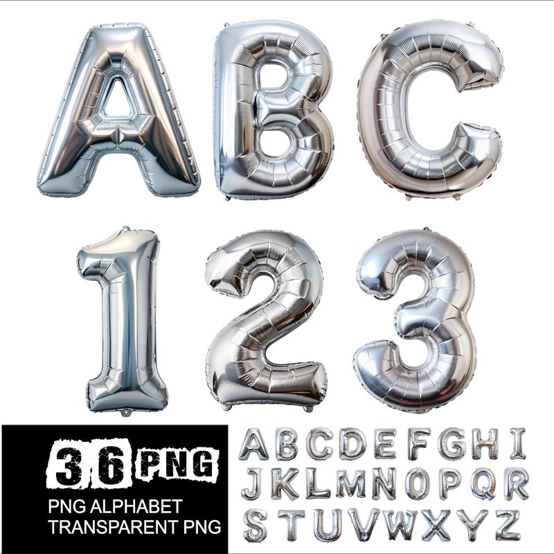 Balloon Letters - Etsy