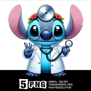 Stitch Doctor Design 5 PNG Doctor Stitch Clipart High Resolution Png ...