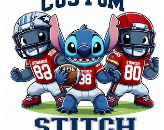 Diseño de fútbol de puntada personalizada, diseños de dibujos animados PNG