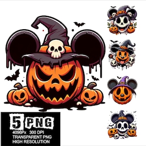 Mickey Head Halloween 5 PNG Mickey Clipart High Resolution Png Design Mouse Head Png