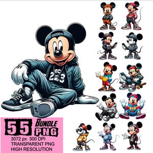 Puede incluir: Un conjunto de 11 ilustraciones digitales que presentan un ratón de dibujos animados con diferentes atuendos y accesorios. El ratón lleva una variedad de ropa, incluyendo una chaqueta azul, una camisa roja, una camisa verde, una camisa azul, una camisa a rayas rojas y blancas, una camisa a rayas azules y blancas, una camisa a rayas negras y blancas, una camisa a cuadros negros y blancos, una camisa a rayas negras y blancas, una camisa a rayas negras y blancas y una camisa a rayas negras y blancas. El ratón también lleva una variedad de accesorios, incluyendo una gorra de béisbol, un gorro, un par de auriculares, un par de gafas de sol, un par de pendientes, un collar, una pulsera, un reloj y un par de zapatos.